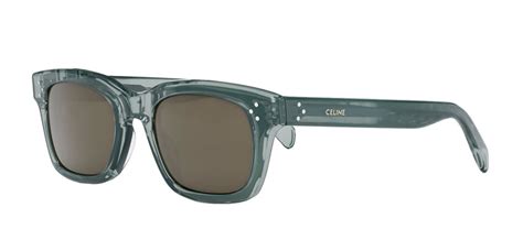 celine cl40232i|Celine Bold 3 Dots Smoke Square Unisex Sunglasses CL40232I .